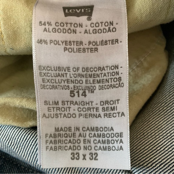 🏷️SALE Levi’s 514 Men’s Slim Straight Leg Jeans - Picture 10 of 11